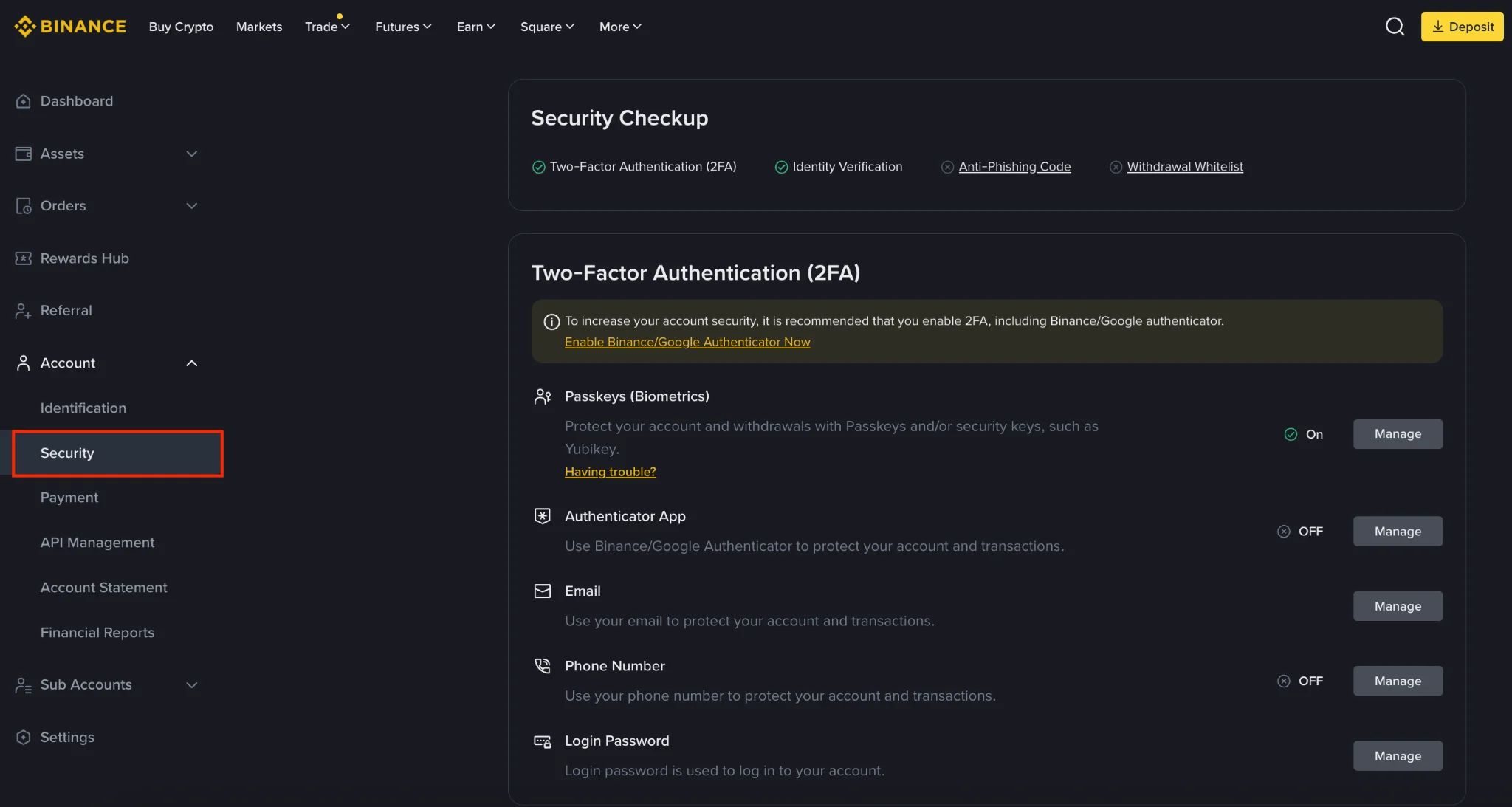 Binance 2FA Not Working? Authenticator Recovery மற்றும் Security Settings